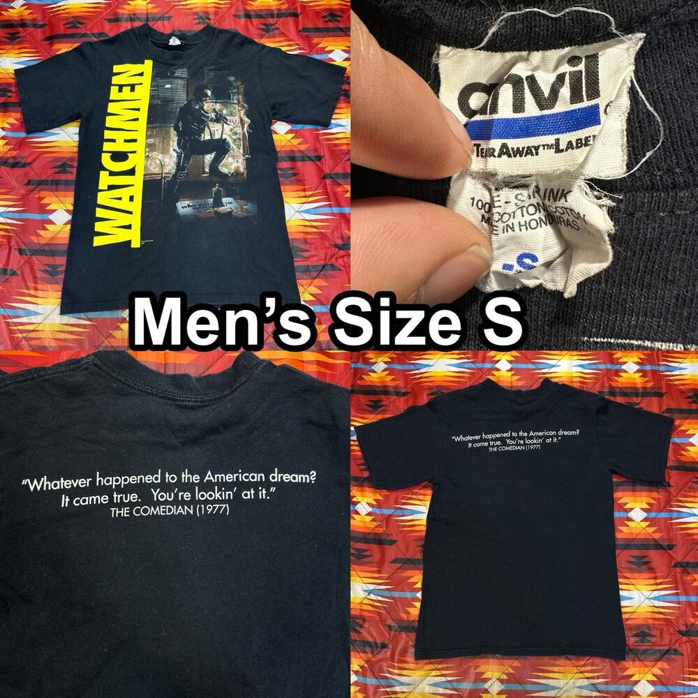 The Watchmen Comedian American Dream VTG Movie Promo T-Shirt 2009 Men’s Small